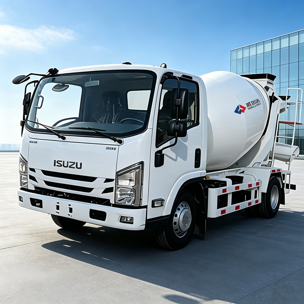 3m³ Isuzu Concrete Mixer Truck